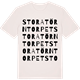 Vintage White t-shirt med Stora Törntorpet ordlek t-shirt