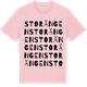 Pink Cotton t-shirt med Storängen ordlek t-shirt