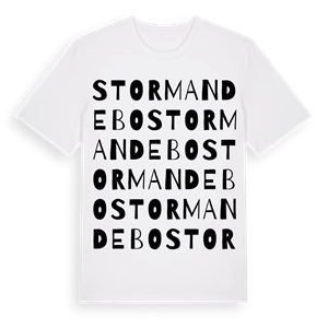 Stormandebo ordlek t-shirt – ekologisk bomull t-shirt från Pinshirt