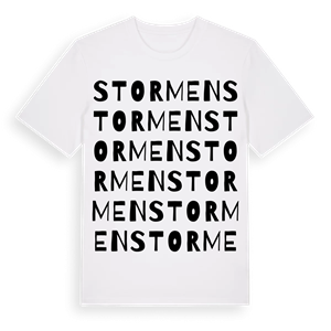 Stormen ordlek t-shirt – ekologisk bomull t-shirt från Pinshirt