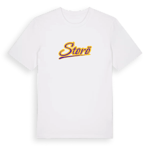 Storö baseball t-shirt – ekologisk bomull t-shirt från Pinshirt
