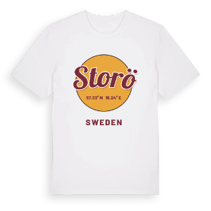 Storö cirkel t-shirt – ekologisk bomull t-shirt från Pinshirt