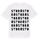 White t-shirt med Storö ordlek t-shirt