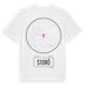 White t-shirt med Storö t-shirt
