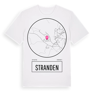Stranden t-shirt – ekologisk bomull t-shirt från Pinshirt