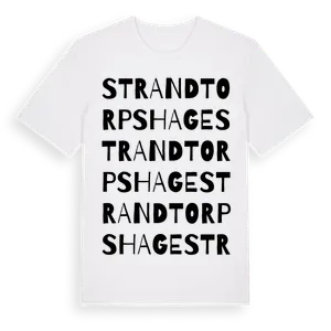 Strandtorpshage ordlek t-shirt – ekologisk bomull t-shirt från Pinshirt