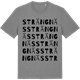 Mid Heather Gray t-shirt med Strängnäs ordlek t-shirt