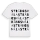 Strängsmåla ordlek t-shirt