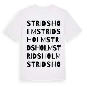 Stridsholm ordlek t-shirt – ekologisk bomull t-shirt från Pinshirt