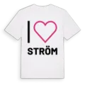 Jag älskar Ström t-shirt stort tryck