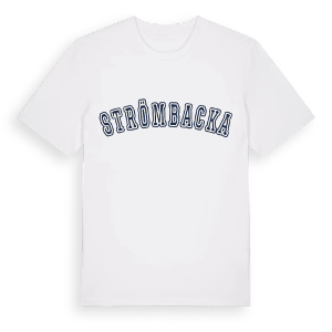 Strömbacka college t-shirt – ekologisk bomull t-shirt från Pinshirt