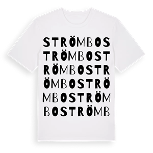Strömbo ordlek t-shirt – ekologisk bomull t-shirt från Pinshirt