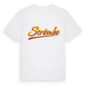 Strömbo baseball t-shirt – ekologisk bomull t-shirt från Pinshirt