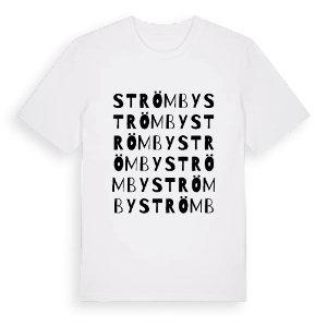 Strömby ordlek t-shirt – ekologisk bomull t-shirt från Pinshirt