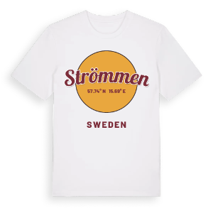 Strömmen cirkel t-shirt – ekologisk bomull t-shirt från Pinshirt