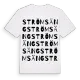 Strömsäng ordlek t-shirt