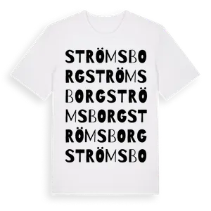 Strömsborg ordlek t-shirt – ekologisk bomull t-shirt från Pinshirt