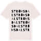 Vintage White t-shirt med Strömsdal ordlek t-shirt