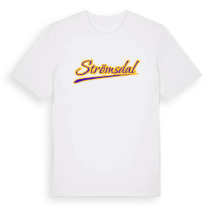 Strömsdal baseball t-shirt – ekologisk bomull t-shirt från Pinshirt