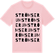 Pink Cotton t-shirt med Strömserum ordlek t-shirt