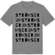 Mid Heather Gray t-shirt med Strömserum ordlek t-shirt