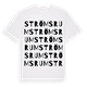 White t-shirt med Strömsrum ordlek t-shirt