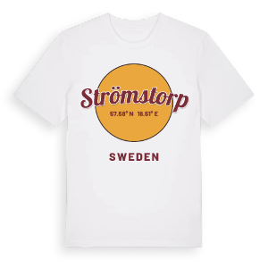 Strömstorp cirkel t-shirt – ekologisk bomull t-shirt från Pinshirt