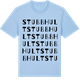 Blue Soul t-shirt med Stubbhult ordlek t-shirt