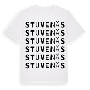 Stuvenäs ordlek t-shirt – ekologisk bomull t-shirt från Pinshirt