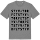 Mid Heather Gray t-shirt med Styvatorpet ordlek t-shirt