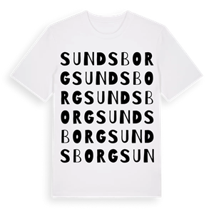 Sundsborg ordlek t-shirt – ekologisk bomull t-shirt från Pinshirt