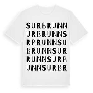 Surbrunn ordlek t-shirt – ekologisk bomull t-shirt från Pinshirt