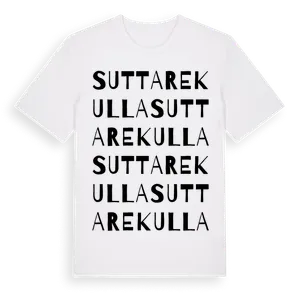 Suttarekulla ordlek t-shirt – ekologisk bomull t-shirt från Pinshirt