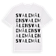 Svalemålen ordlek t-shirt