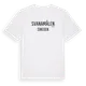 White t-shirt med Svanamålen i Sverige t-shirt