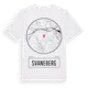 White t-shirt med Svaneberg t-shirt