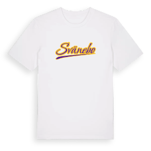 Svänebo baseball t-shirt – ekologisk bomull t-shirt från Pinshirt