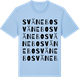 Blue Soul t-shirt med Svänebo ordlek t-shirt