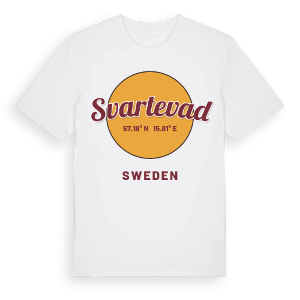 Svartevad cirkel t-shirt – ekologisk bomull t-shirt från Pinshirt