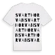 Svarthorvan ordlek t-shirt