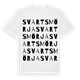 Svartsmörja ordlek t-shirt
