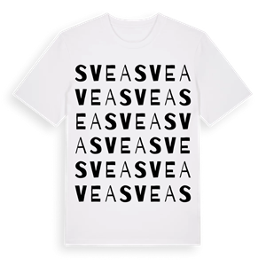 Svea ordlek t-shirt – ekologisk bomull t-shirt från Pinshirt