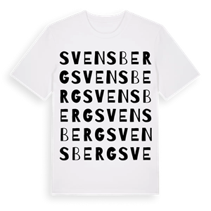 Svensberg ordlek t-shirt – ekologisk bomull t-shirt från Pinshirt