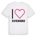 Jag älskar Svensbo t-shirt stort tryck