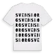 Svensborg ordlek t-shirt