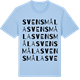 Blue Soul t-shirt med Svensmåla ordlek t-shirt