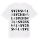 Svensmåla ordlek t-shirt
