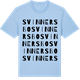 Blue Soul t-shirt med Svinnersbo ordlek t-shirt