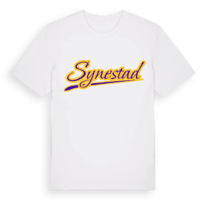 Synestad baseball t-shirt – ekologisk bomull t-shirt från Pinshirt