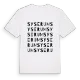 Syserum ordlek t-shirt